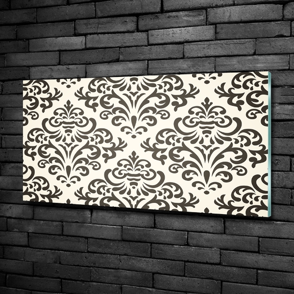 Foto glasbild Ornamenthintergrund