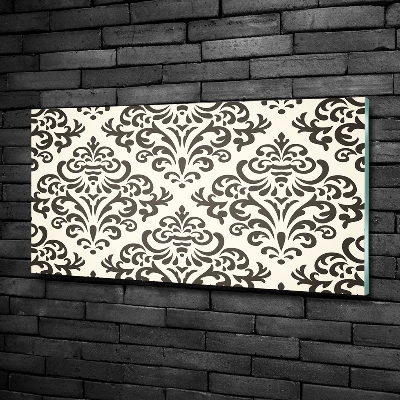 Foto glasbild Ornamenthintergrund