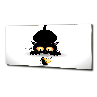 Bild auf glas Katz und Maus