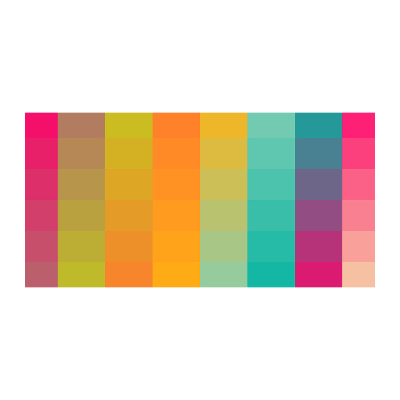 Glasbild Bunte Quadrate