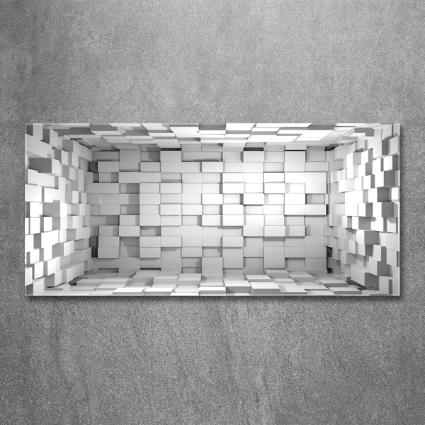 Foto glasbild Würfel