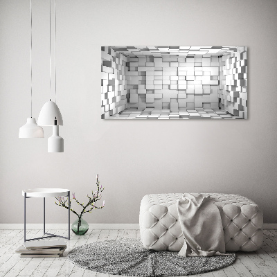 Foto glasbild Würfel