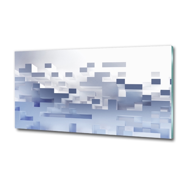 Foto glasbild Würfelabstraktion