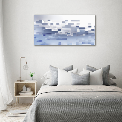 Foto glasbild Würfelabstraktion