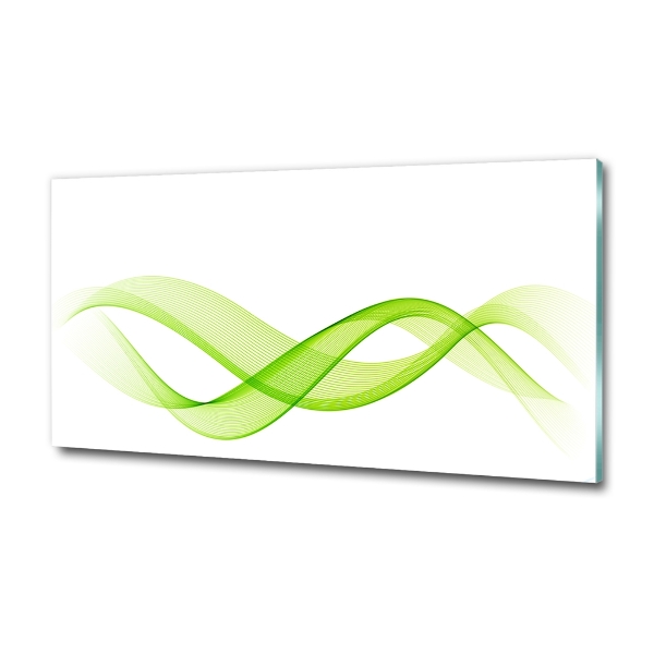 Bild auf glas Bunte Wellen