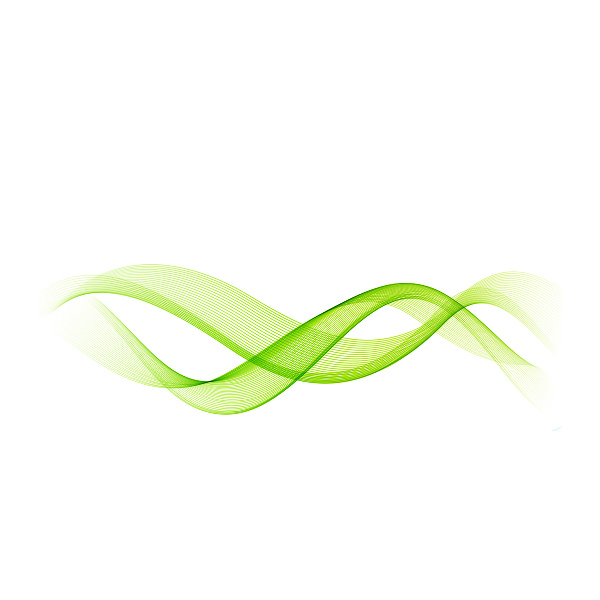 Bild auf glas Bunte Wellen