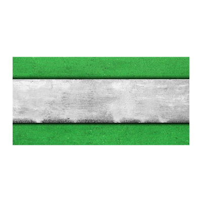 Glasbild Grüne Wand