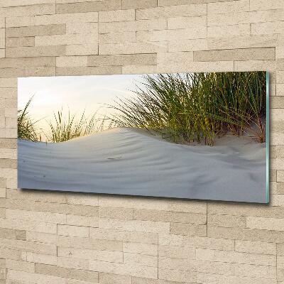 Glasbild Küstendünen
