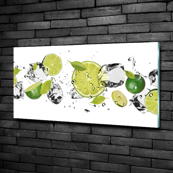 Bild auf glas Kalk und Wasser