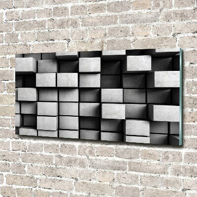 Glasbild Abstraktion