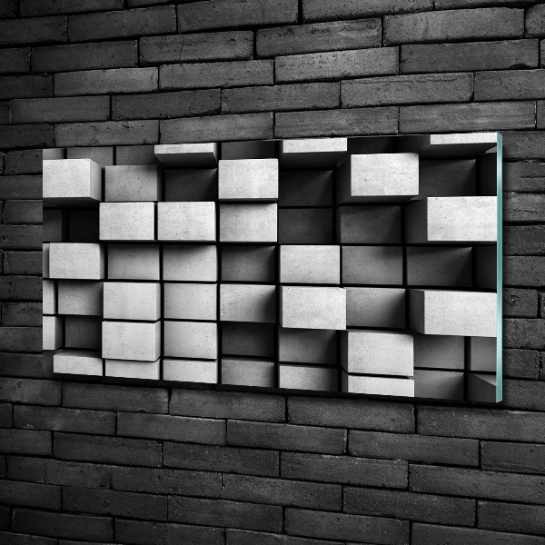 Glasbild Abstraktion