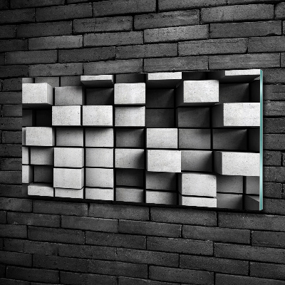 Glasbild Abstraktion