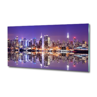 Foto glasbild Manhattan, New York