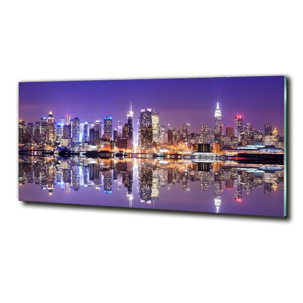 Foto glasbild Manhattan, New York