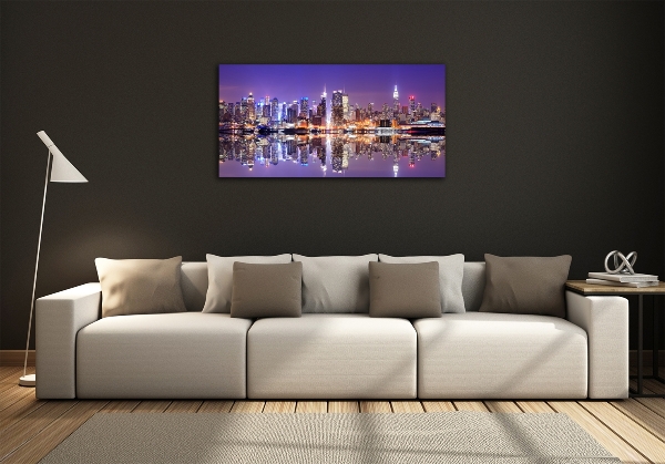 Foto glasbild Manhattan, New York