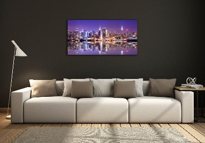 Foto glasbild Manhattan, New York