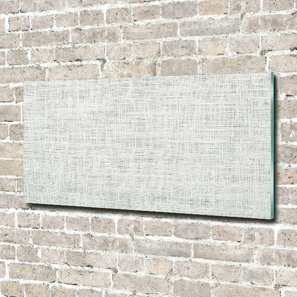 Bild auf glas Weißes Leinen