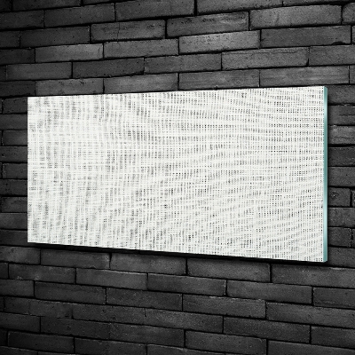 Bild auf glas Weißes Leinen