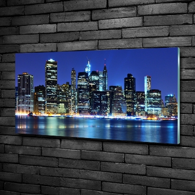 Glasbild Manhattan, New York