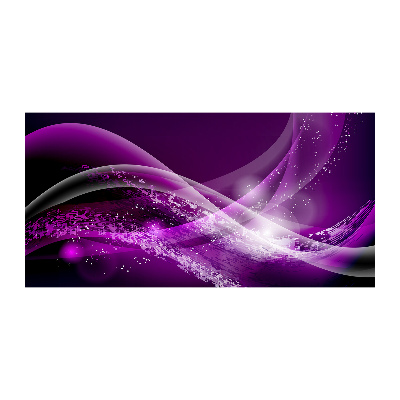 Foto glasbild Abstrakte Welle