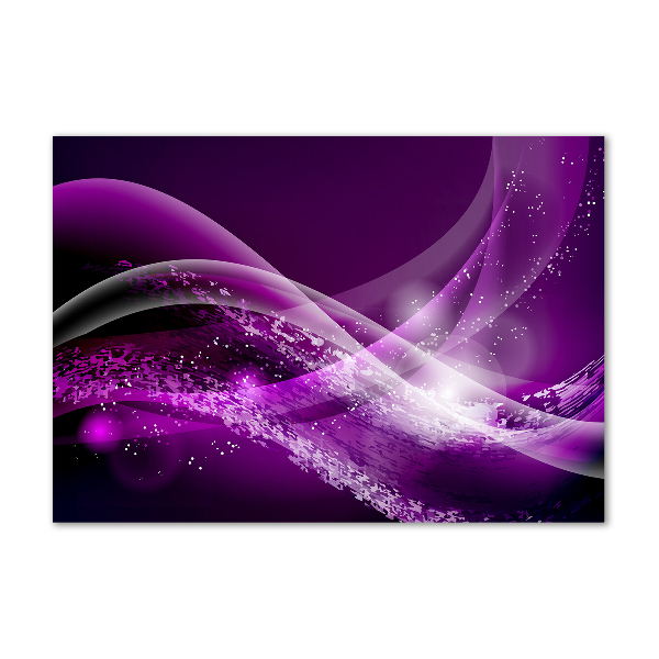 Foto glasbild Abstrakte Welle