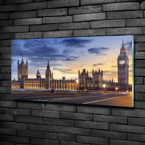 Foto glasbild Big Ben London