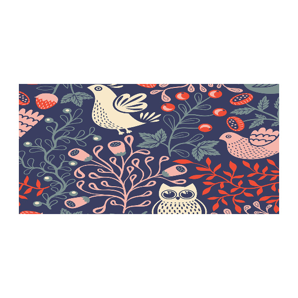 Foto glasbild Hühnereulenpflanzen