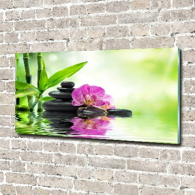 Foto glasbild Orchidee
