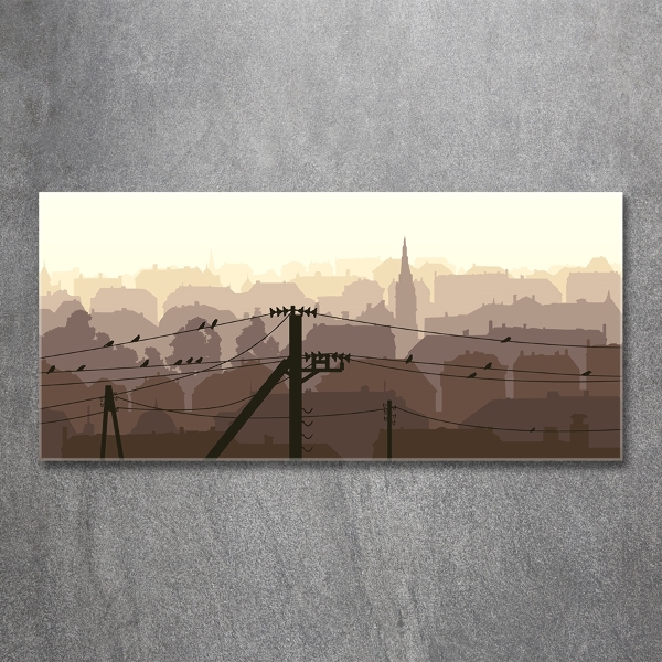 Foto glasbild Stadtgrenze