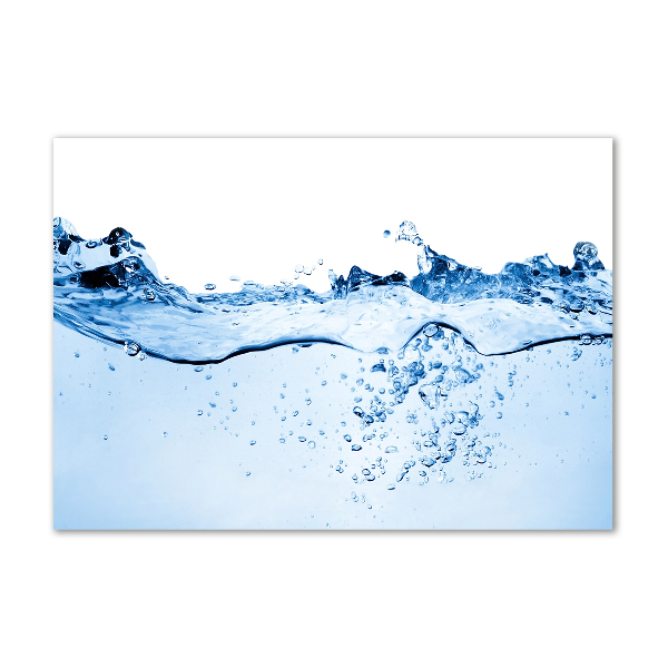 Bild auf glas Wasser