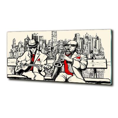 Bild auf glas New York Jazz