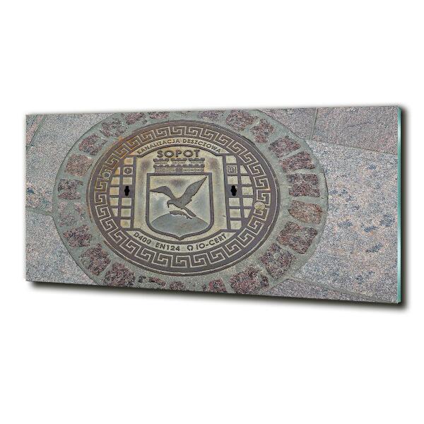 Foto glasbild Sopot-Brunnen