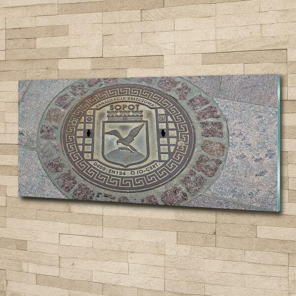 Foto glasbild Sopot-Brunnen