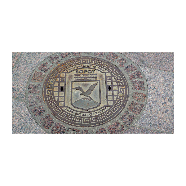 Foto glasbild Sopot-Brunnen