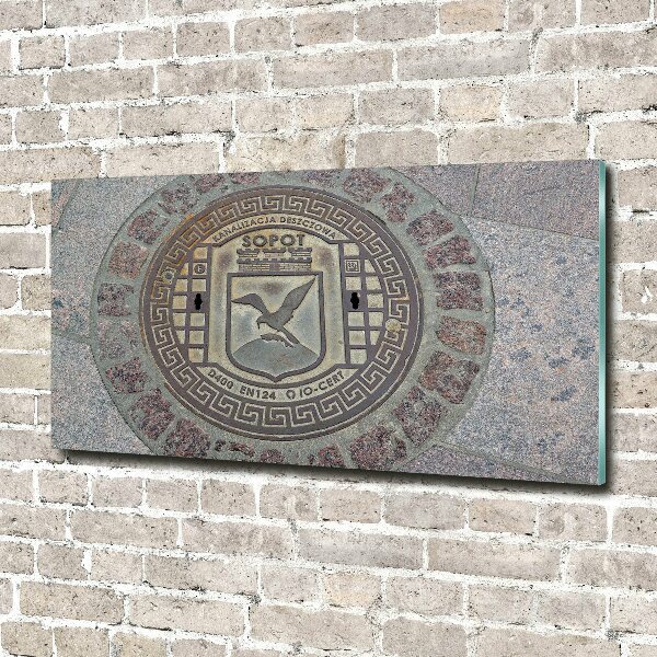 Foto glasbild Sopot-Brunnen