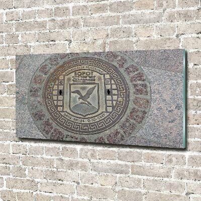 Foto glasbild Sopot-Brunnen