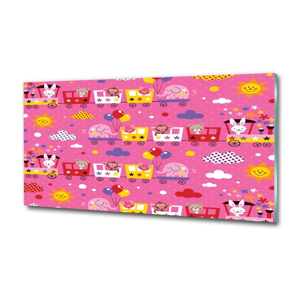 Bild auf glas Tiere im Zug