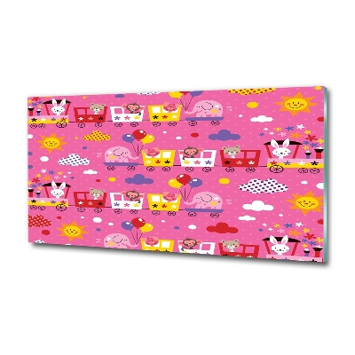 Bild auf glas Tiere im Zug