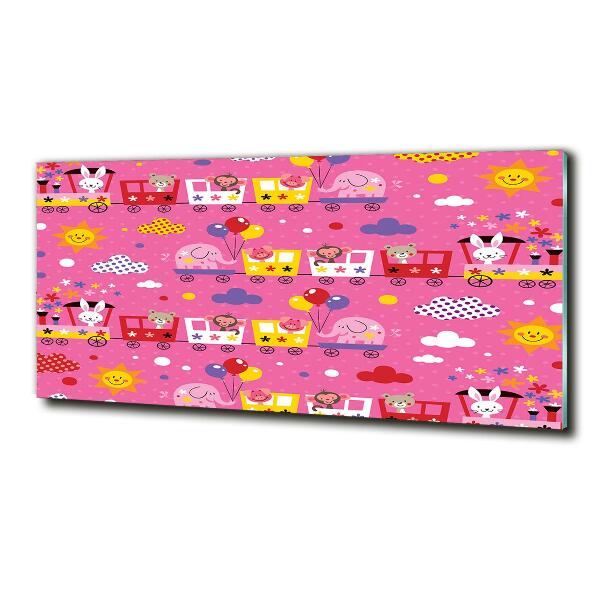 Bild auf glas Tiere im Zug