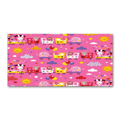 Bild auf glas Tiere im Zug