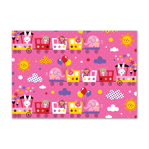 Bild auf glas Tiere im Zug