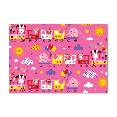 Bild auf glas Tiere im Zug