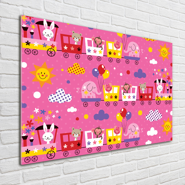 Bild auf glas Tiere im Zug