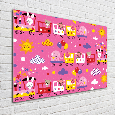 Bild auf glas Tiere im Zug