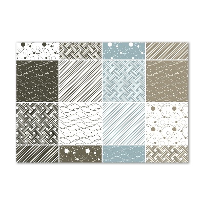 Glasbild Geometrische Muster