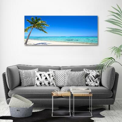 Foto glasbild Tropischer Strand