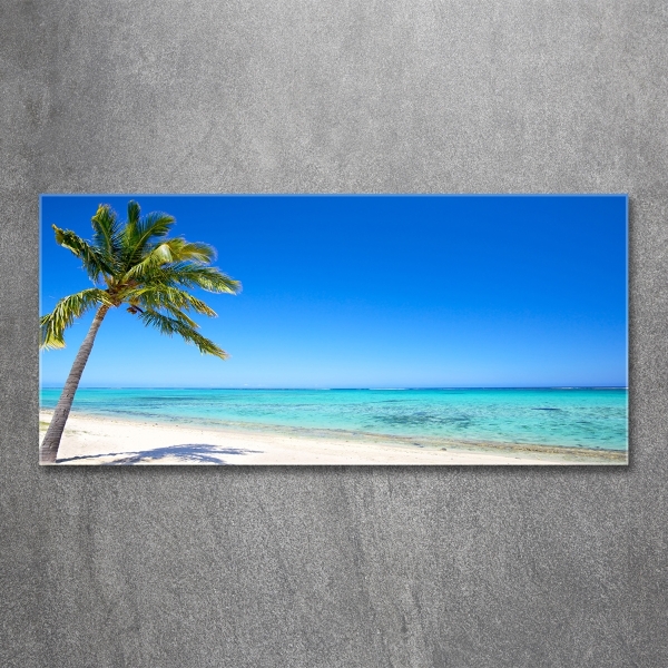 Foto glasbild Tropischer Strand