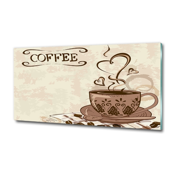 Glasbild Aromatischer Kaffee