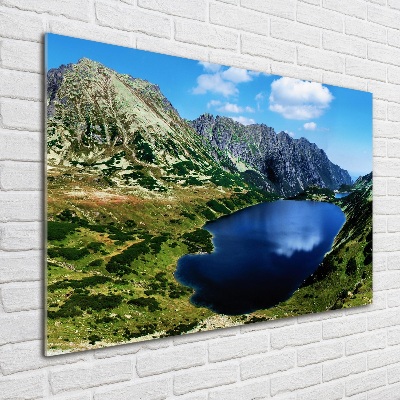 Bild auf glas Ein Tal in den Bergen