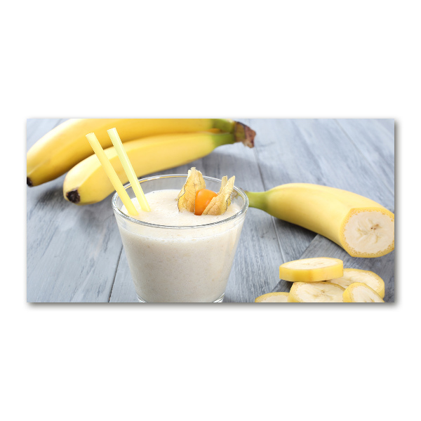 Glasbild Bananencocktail
